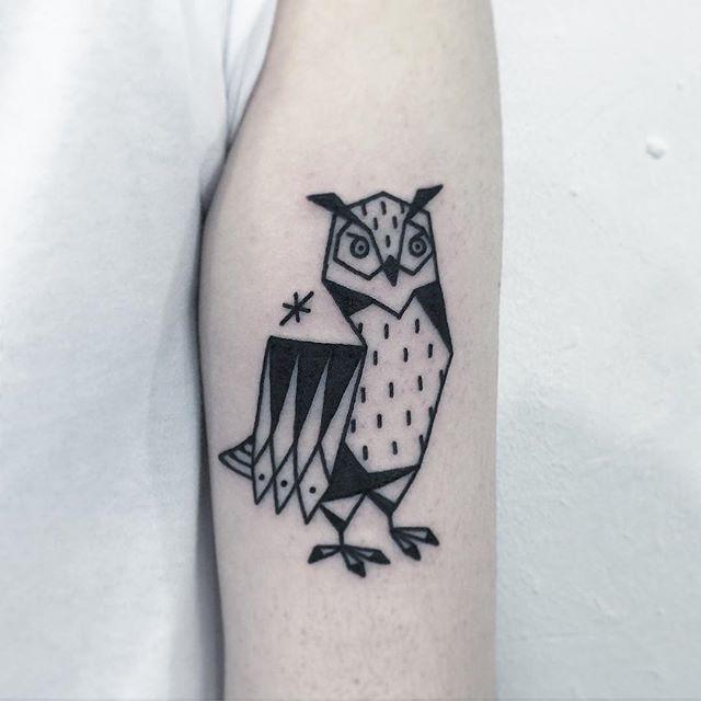 tatouage chouette hibou 03