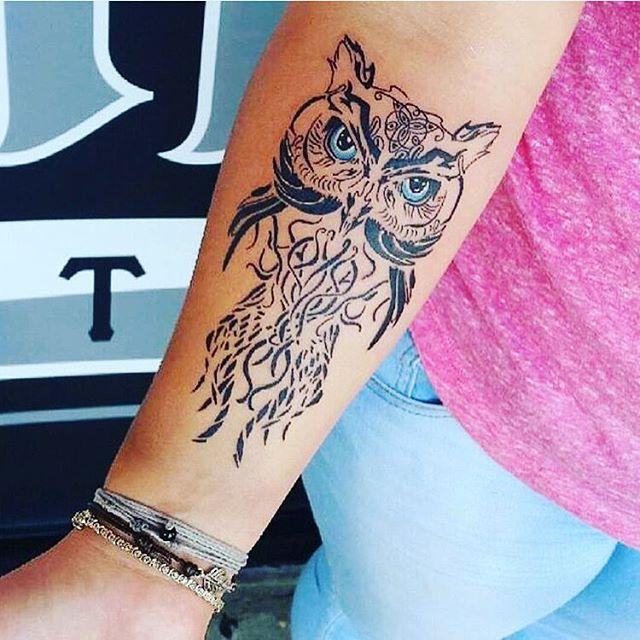 tatouage chouette hibou 101