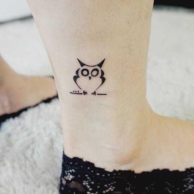 tatouage chouette hibou 13