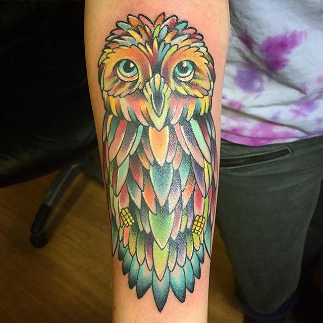 tatouage chouette hibou 33