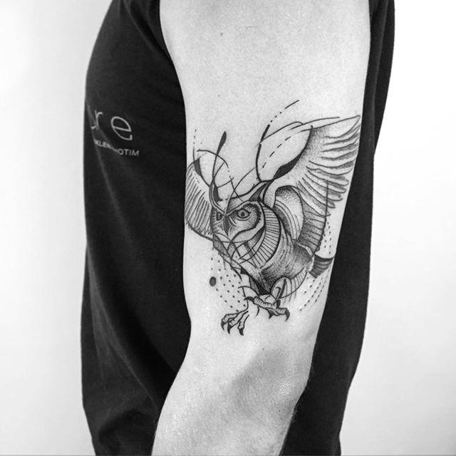 tatouage chouette hibou 63