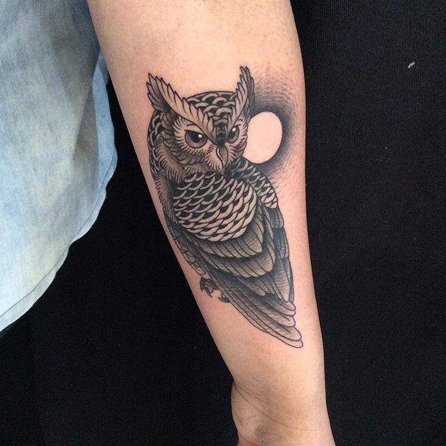 tatouage chouette hibou 71