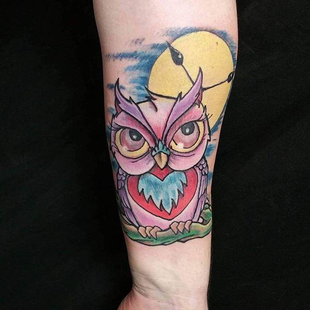 tatouage chouette hibou 79