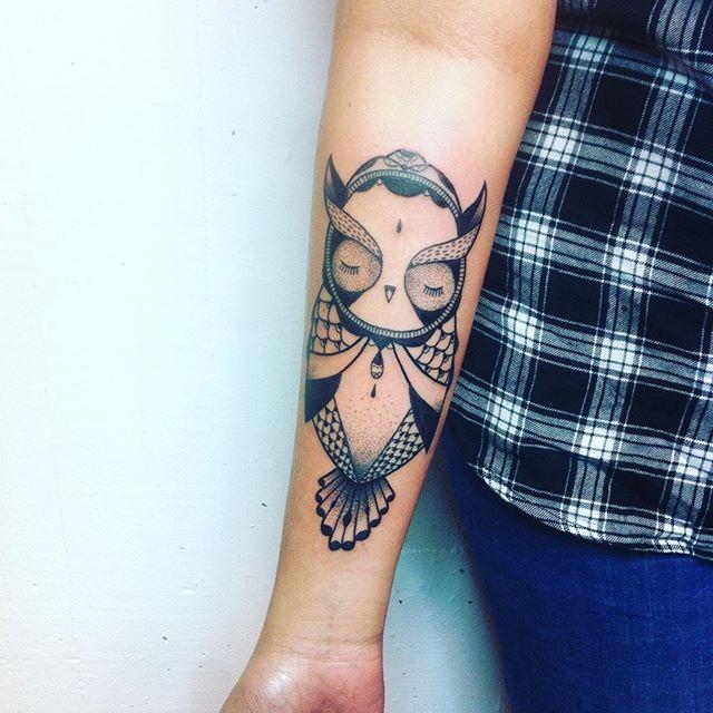 tatouage chouette hibou 81