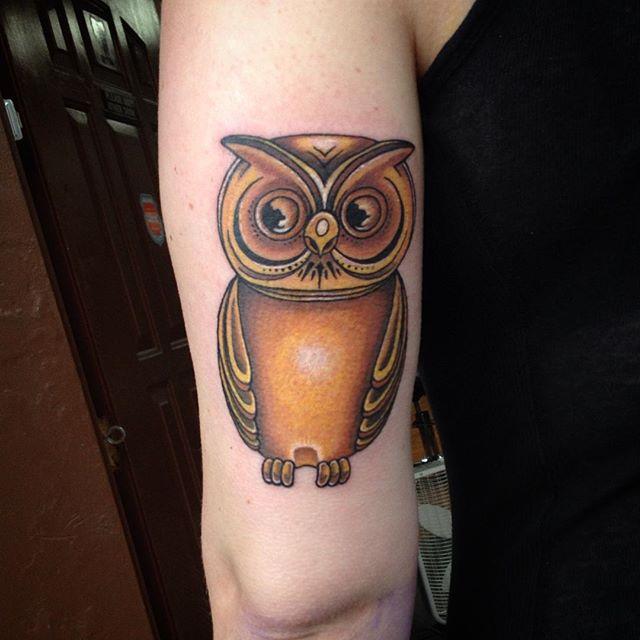 tatouage chouette hibou 87