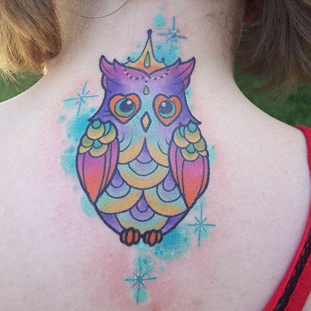 tatouage chouette hibou 99