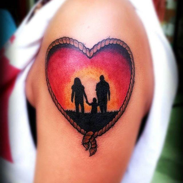 tatouage coeur 97