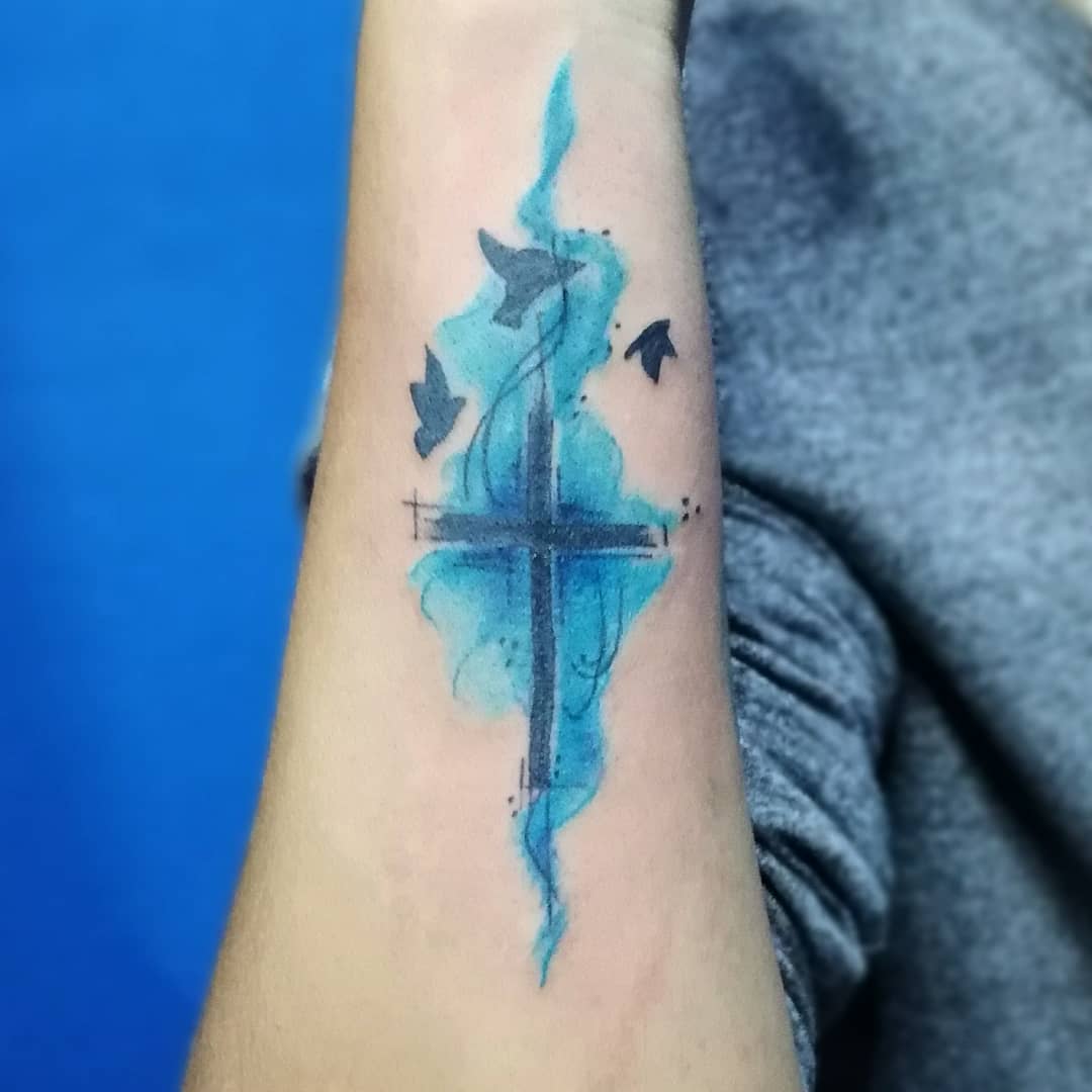 tatouage croix 109