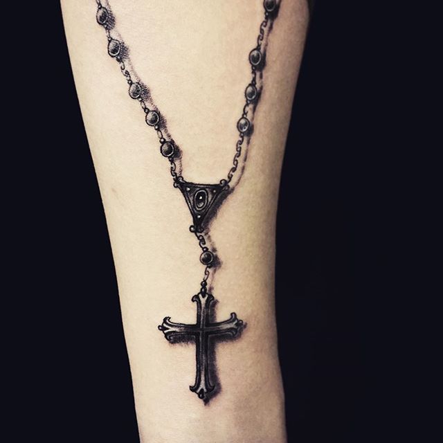 tatouage croix 19