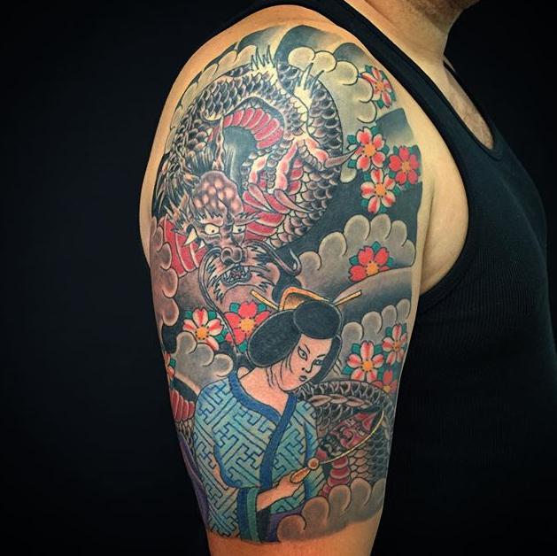 tatouage geisha 105