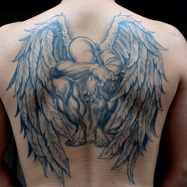 tatouage homme dos 49