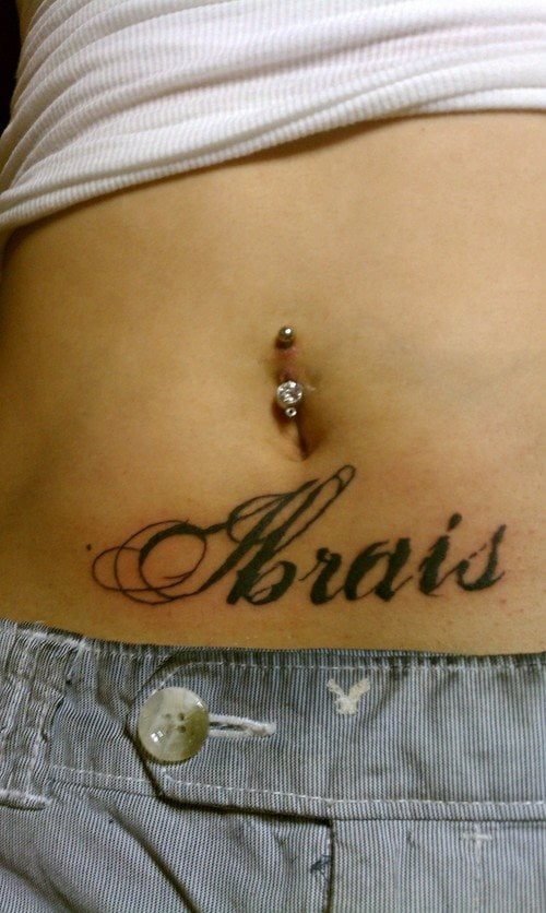 04 tatouages de lettres