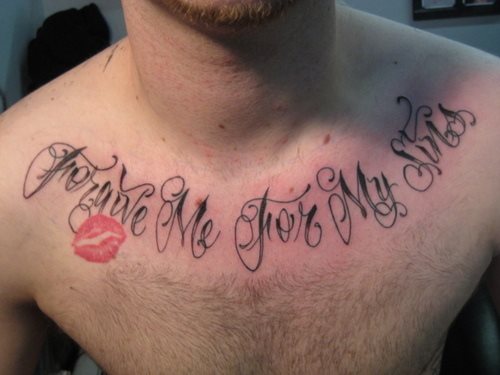 23 tatouages de lettres