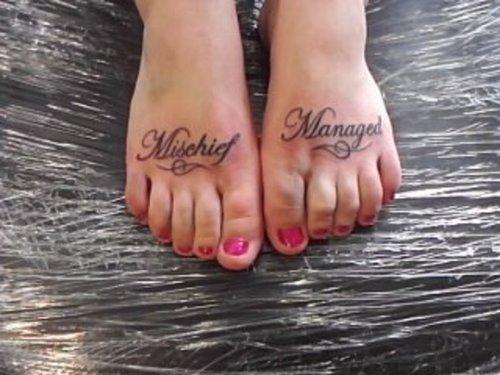 43 tatouages de lettres