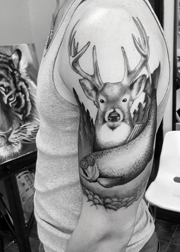 tatouage chasse chasseurs 15