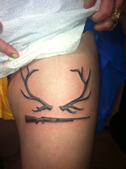 tatouage chasse chasseurs 197