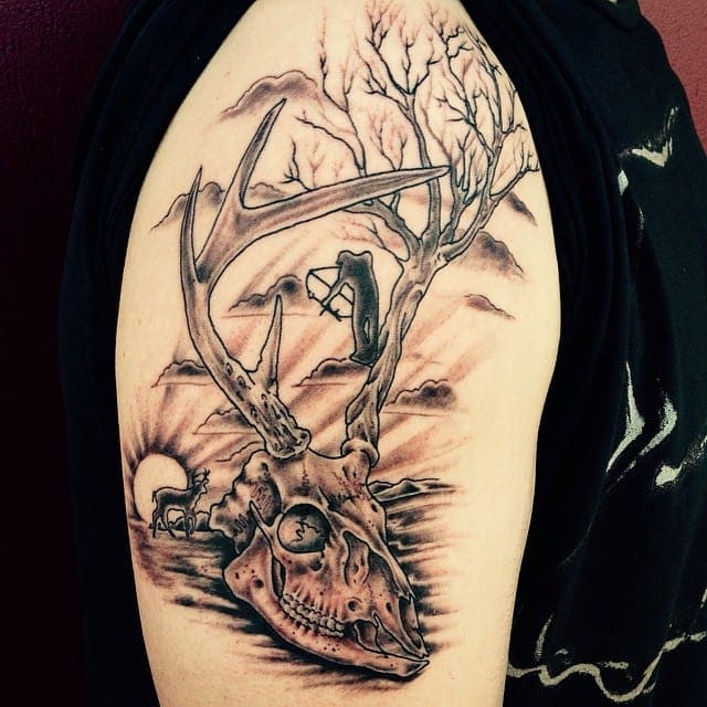 tatouage chasse chasseurs 227