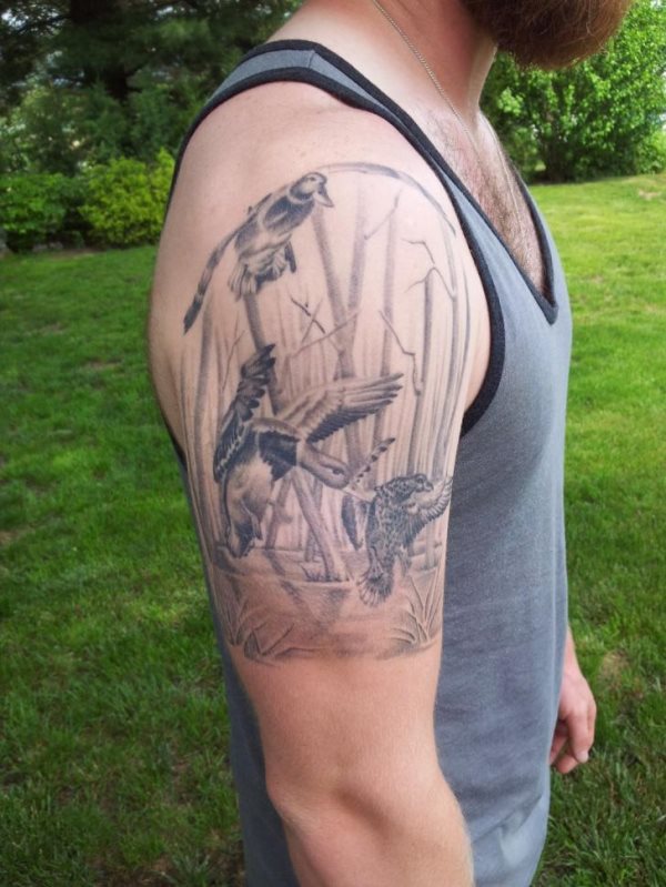 tatouage chasse chasseurs 265