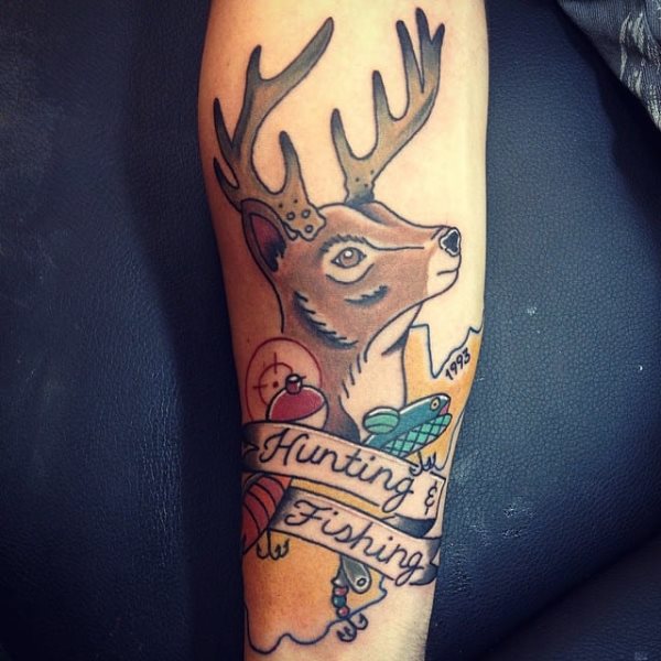 tatouage chasse chasseurs 305