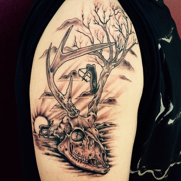 tatouage chasse chasseurs 39