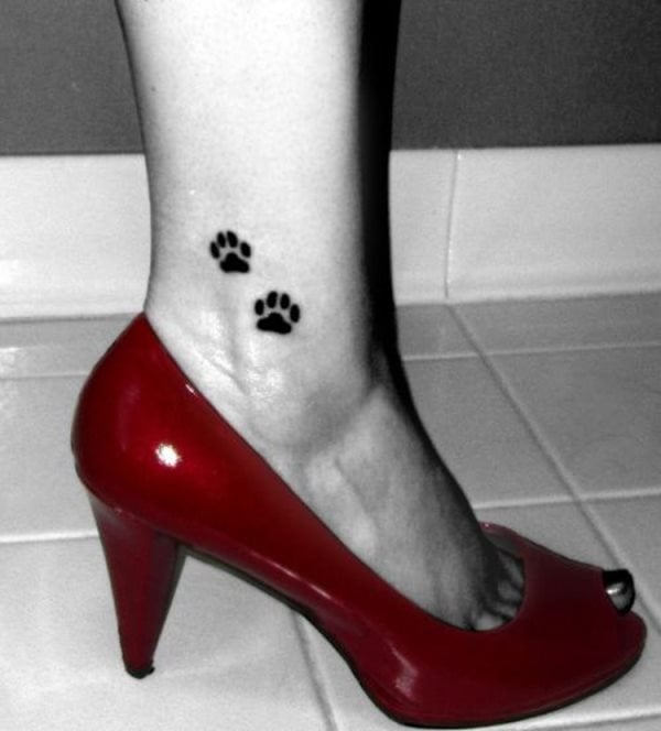 tatouage empreinte chien 141