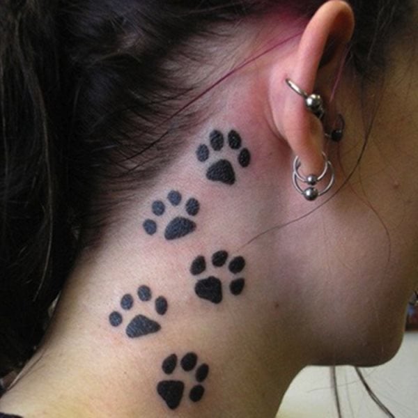 tatouage empreinte chien 145