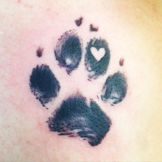 tatouage empreinte chien 181