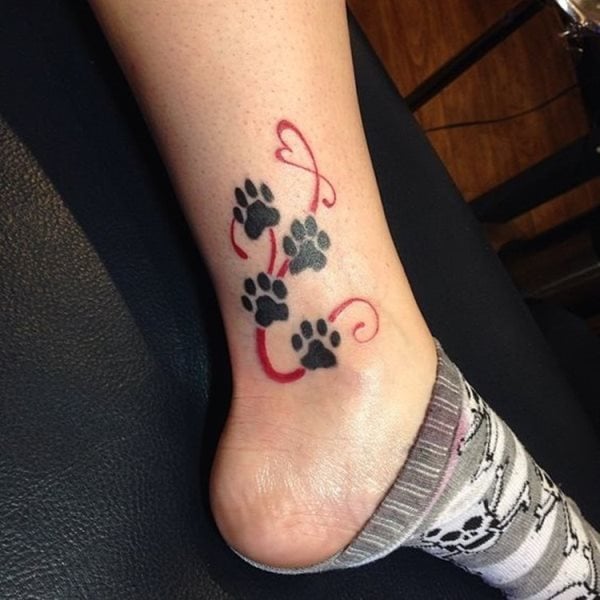 tatouage empreinte chien 19