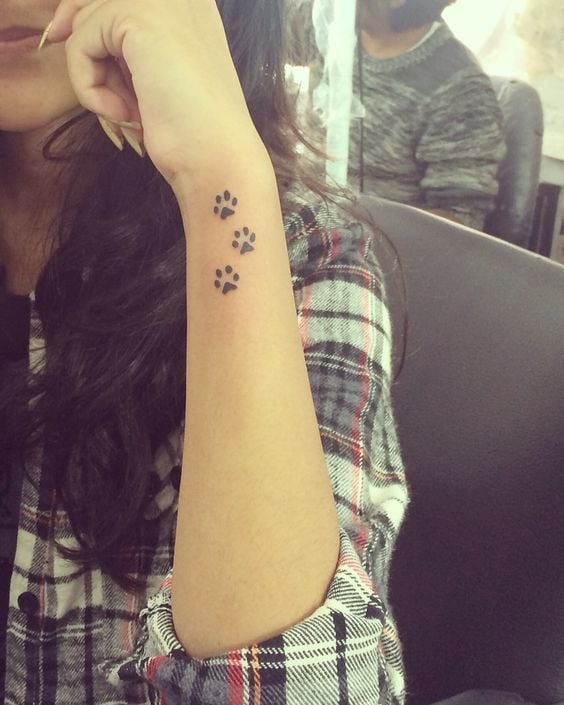 tatouage empreinte chien 197