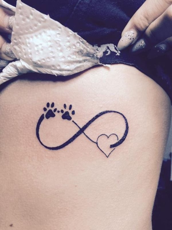 tatouage empreinte chien 39