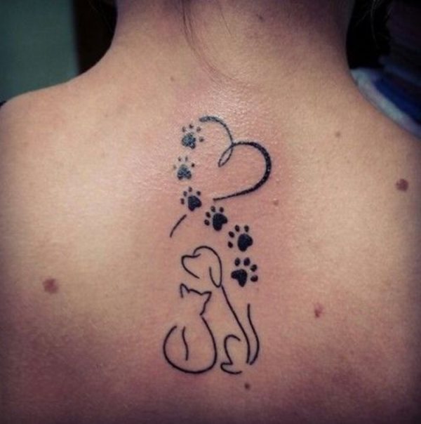 tatouage empreinte chien 73