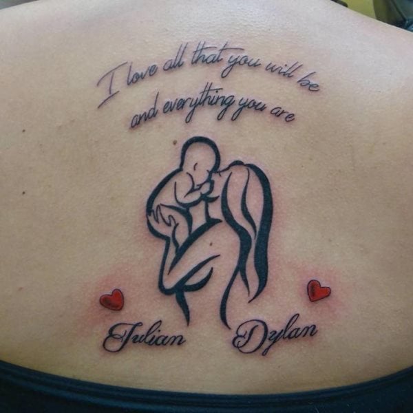 tatouage fils 123