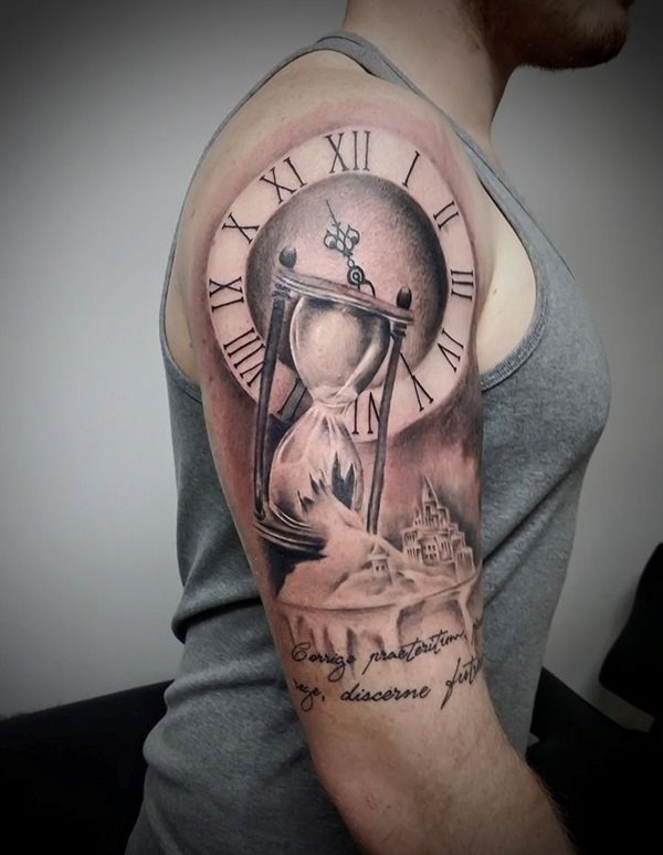 tatouage horloge montre 31