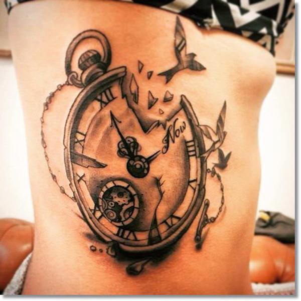 tatouage montre a gousset 183