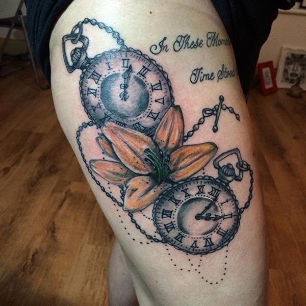 tatouage montre a gousset 631