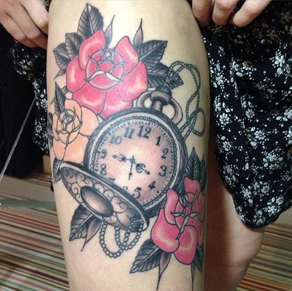 tatouage montre a gousset 635