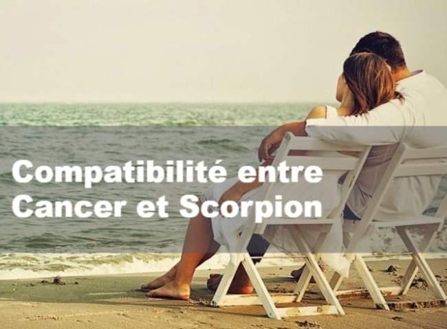 Compatibilite entre Cancer et Scorpion