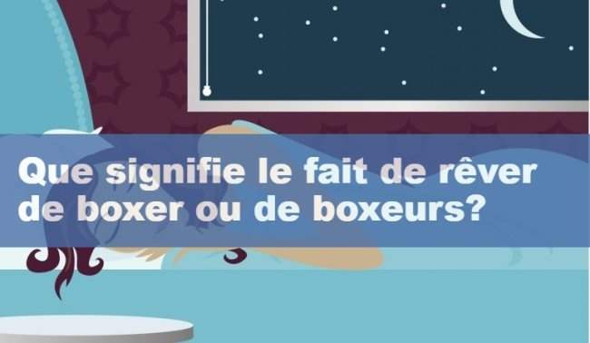 Que signifie rêver de boxer ou de boxeurs ?