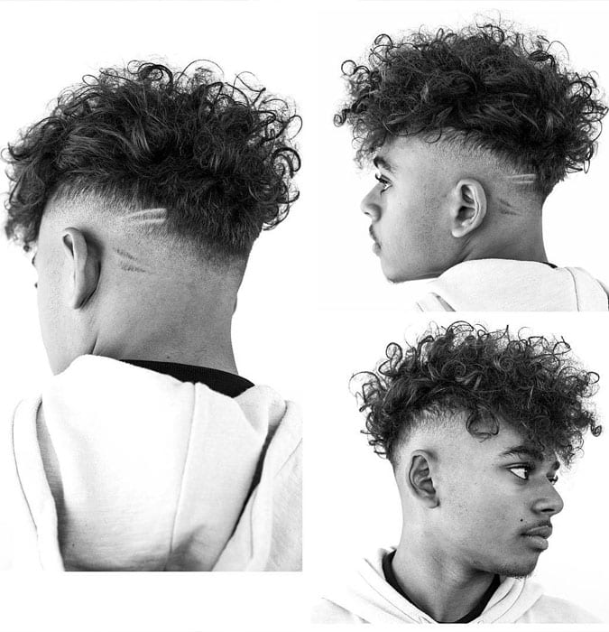 coiffure cheveux boucles homme 166