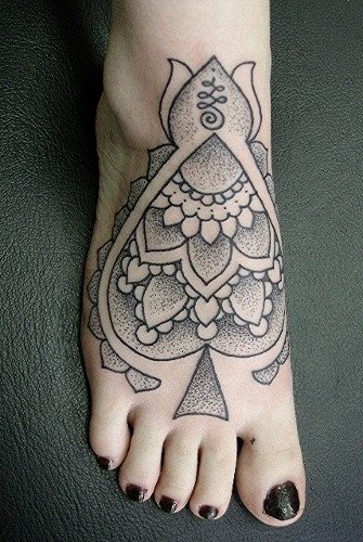 46 tatouages pied