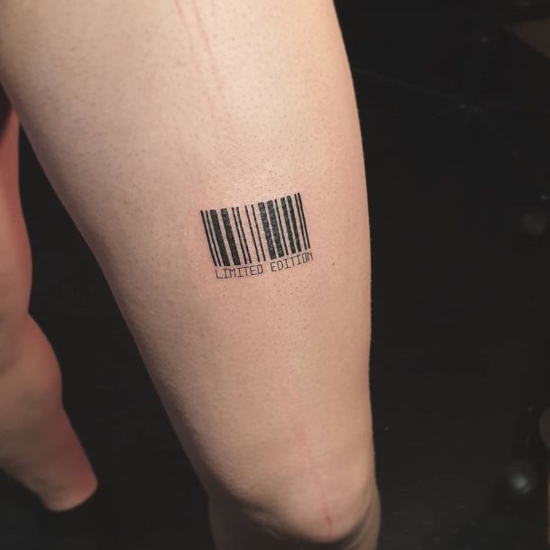 tatouage codes barres 04