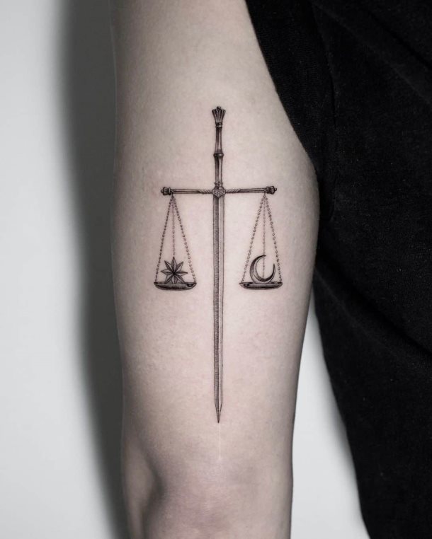 tatouage balance 81