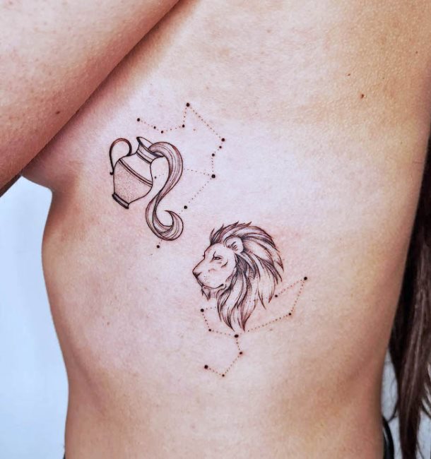 tatouage lion 41
