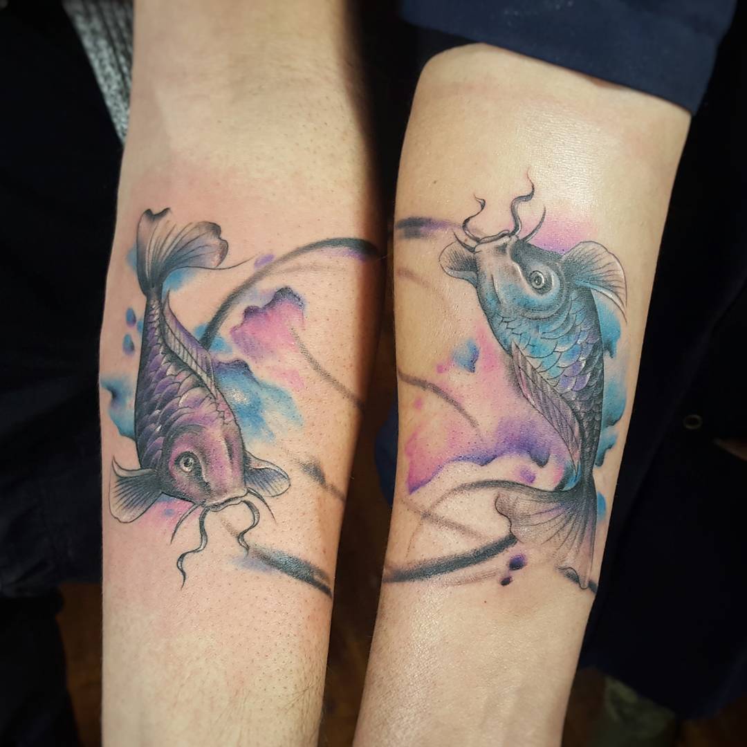 tatouage poissons 123