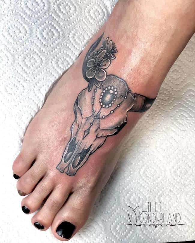 tatouage taureau 60