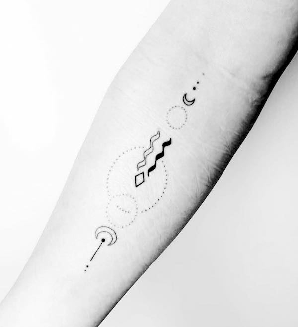 tatouage verseau 83