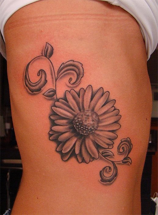 51 Tatouages de marguerites : Galerie de photos