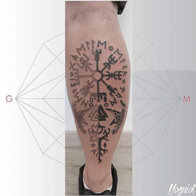 tattoo boussole vegvisir67