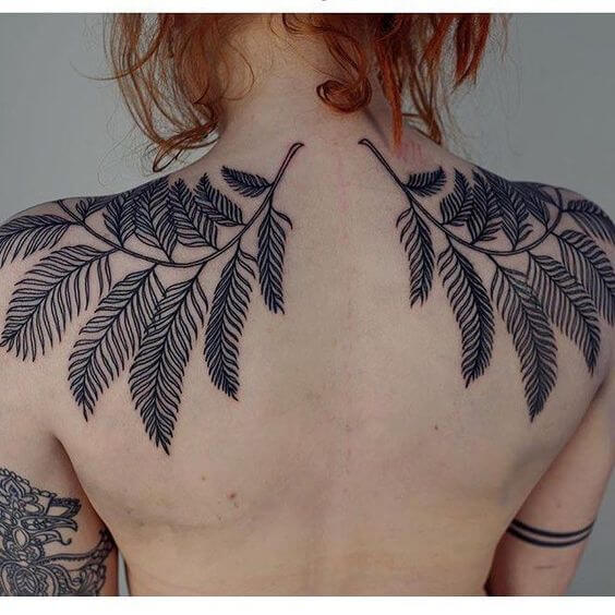 tattoo feuille 38