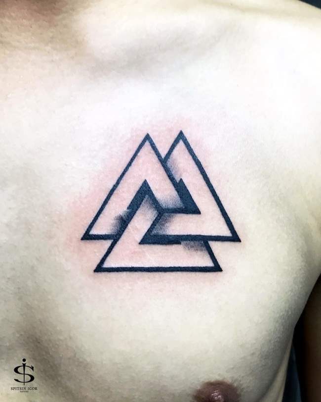 tattoo valknut 118